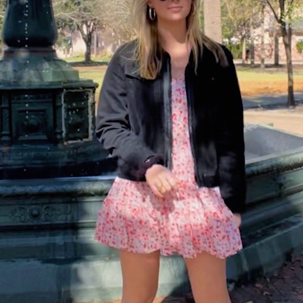 MELLODAY Pink Floral Dress